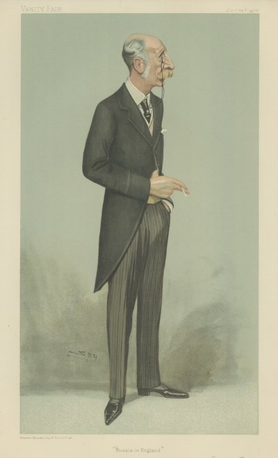 Graaf Alexander Konstantinovich Benchendorff door Leslie Matthew Ward
