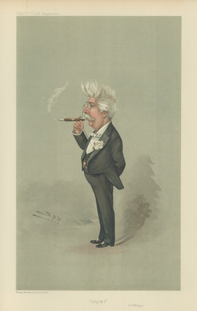 De Heer Henry W Lucy door Leslie Matthew Ward