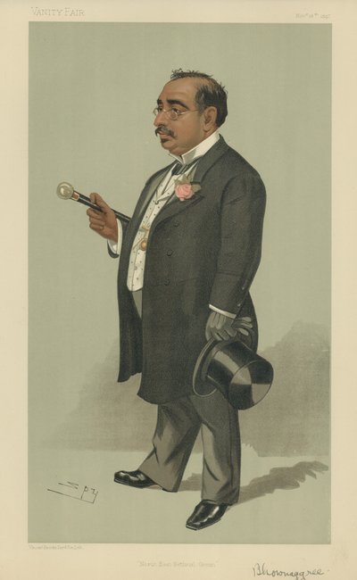 Mr Mancherjee Merwanjee Bhownagree door Leslie Matthew Ward