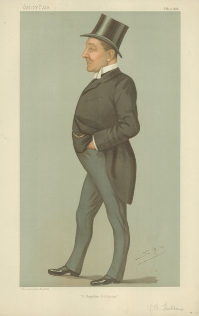 Mr R Burdon Haldane door Leslie Matthew Ward