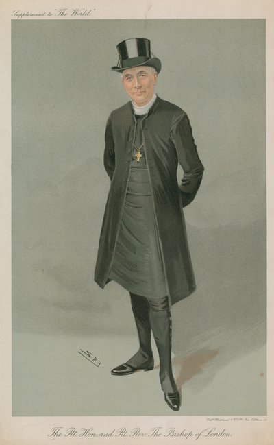 Portret van de bisschop van Londen door Leslie Matthew Ward