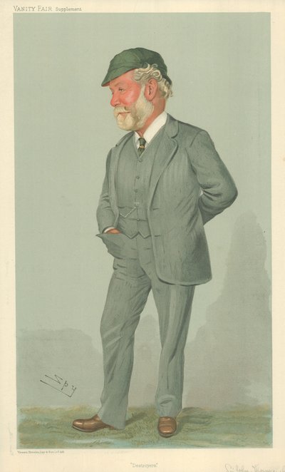Sir John Isaac Thornycroft, Destroyers, 19 januari 1905, Vanity Fair cartoon door Leslie Matthew Ward