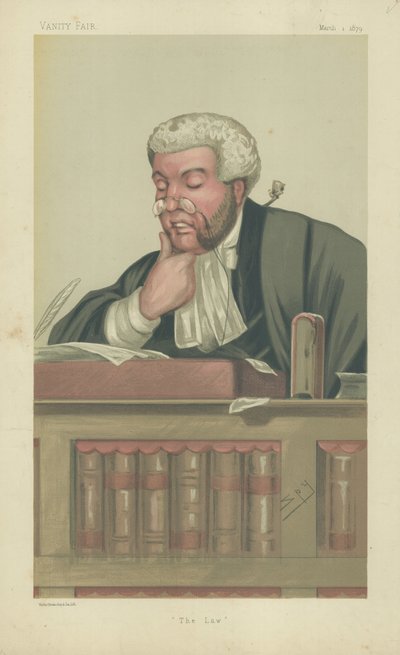 De Zeer Eerwaarde Sir George Jessel door Leslie Matthew Ward