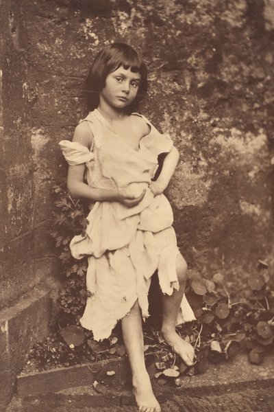Alice Liddell als De bedelmeisje, 1858 door Lewis Carroll