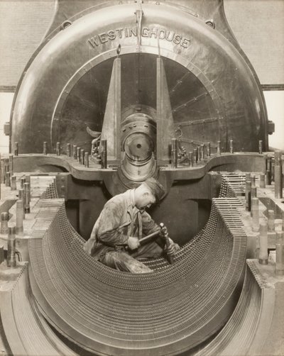 Hart van de turbine door Lewis W. Hine