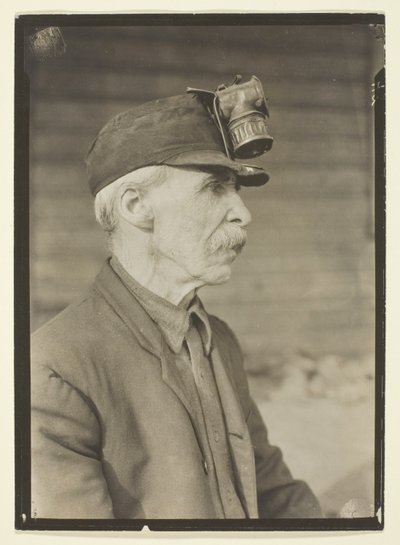 Engelse kolenmijnwerker door Lewis Wickes Hine
