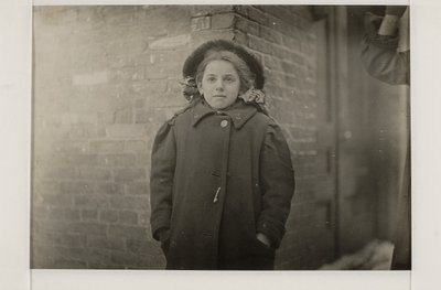 Mary Horn, Hartford, Connecticut, maart 1909 door Lewis Wickes Hine