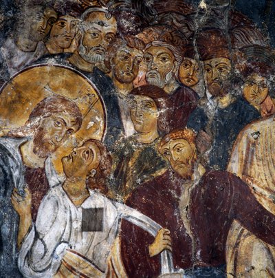 Jezus en de Apostelen, fresco