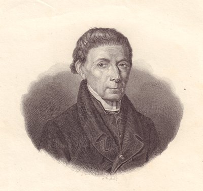 Portret van Italiaanse wiskundige en astronoom Barnaba Oriani (1752-1832), kopergravure naar tekening van Demarchi door Unbekannt Unbekannt