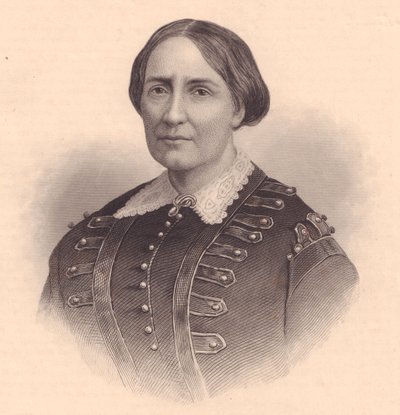 Portret van Teresa Christina van Bourbon-Twee Siciliën, Keizerin van Brazilië (1822-1889), gravure door William Wellstood (1819-1900), circa 1870 door Unbekannt Unbekannt