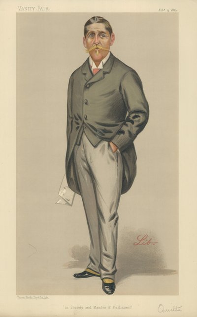 Mr William Cuthbert Quilter door Liborio Prosperi