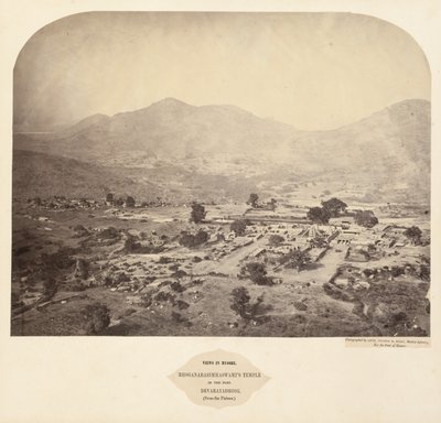 Uitzichten in Mysore: Bhoganarasimhaswamis tempel, in het fort, Devarayadroog..., 1862-1865 door Lieutenant Colonel Henry Dixon