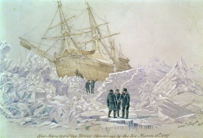 Incident op een Handelsreis: HMS Terror Opgegooid door het IJs, 15 maart 1837 door Lieutenant Smyth