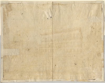 Cartouche verso, 1664 door Lievin Cruyl