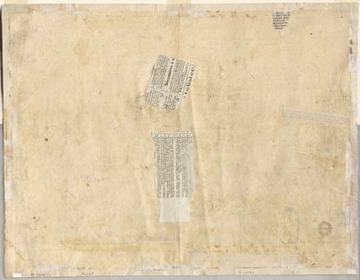 Schets van een Fontein van Recto en Schetsen van Twee Gezichten (verso) door Lievin Cruyl