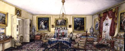 De salon in Aynhoe door Lili Cartwright