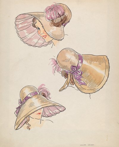 Bonnet, ca. 1936 door Lillian Causey