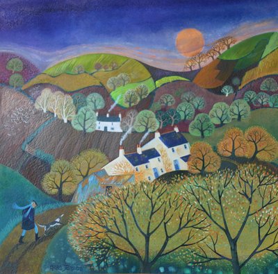 Avondhondenwandeling, 2016 door Lisa Graa Jensen