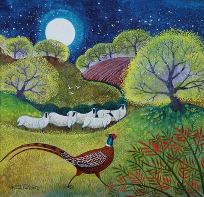 Mr. Handsome, 2024 (acrylverf op linnen) door Lisa Graa Jensen