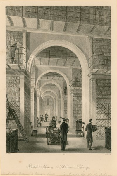 Brits Museum, Aanvullende Bibliotheek door Llewellyn Jewitt