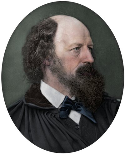 Alfred Tennyson, DCL, FRS, Engelse Dichter Laureaat, 1883 door Lock and Whitfield