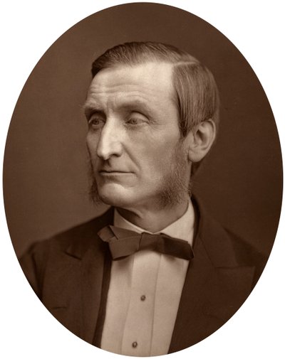 John Hall Gladstone, voorzitter van de Chemische Vereniging, 1880 door Lock and Whitfield