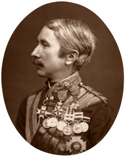 Generaal-majoor Sir Garnet Wolseley, KCB, Britse soldaat, 1876 door Lock and Whitfield