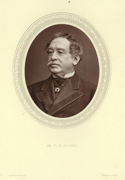 Portret van Dr. William Howard Russell door Lock and Whitfield
