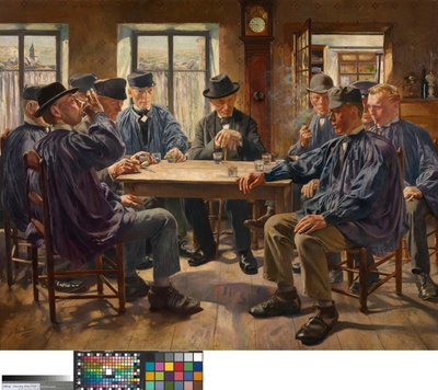 Zondagochtend, voor de mis door Léon Frédéric