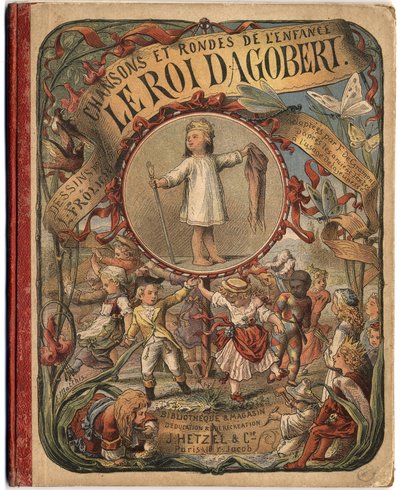 Omslag van het Boek "De Koning Dagobert" door Lorens Frolich