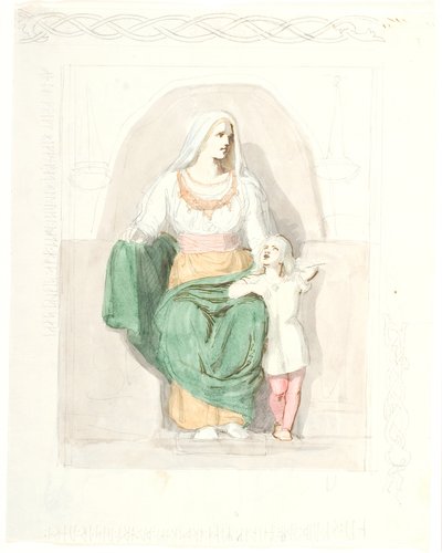 Frigga met Gersimi door Lorenz Frølich
