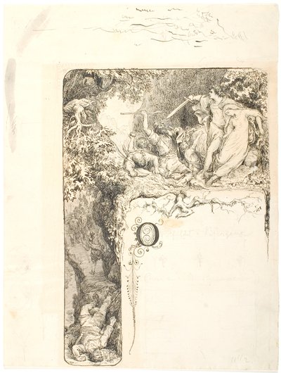 De overval in de bergen door Lorenz Frølich