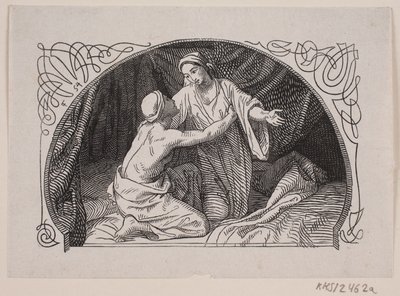 Sheiken en zijn dochter van Valdemar Thisted door Lorenz Frølich