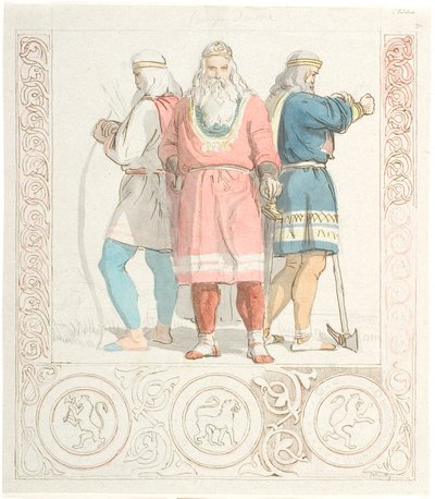 Ørvarodd, Holger Danske, Stærkodder door Lorenz Frølich