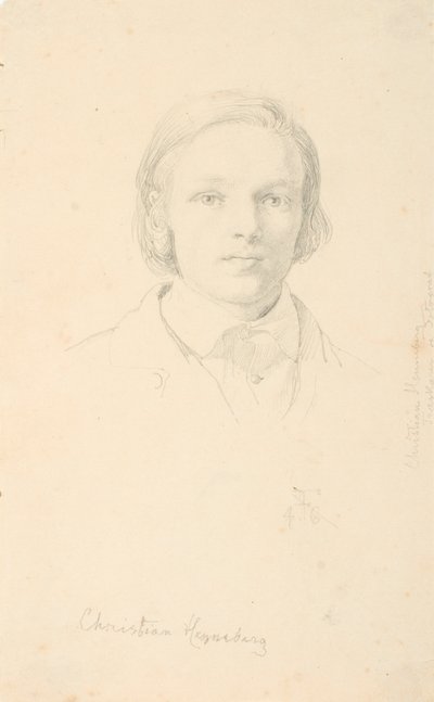 Portret van Christian Henneberg door Lorenz Frølich