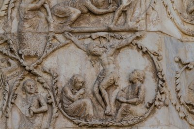 Kruisiging (detail) door Lorenzo Maitani
