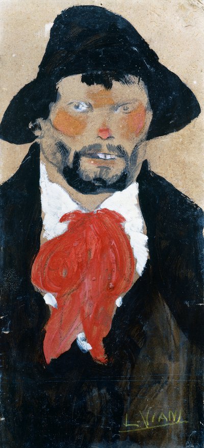 Peritucco met rode strik door Lorenzo Viani