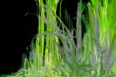 Abstract: Groen gebladerte door Lori Ann Folz