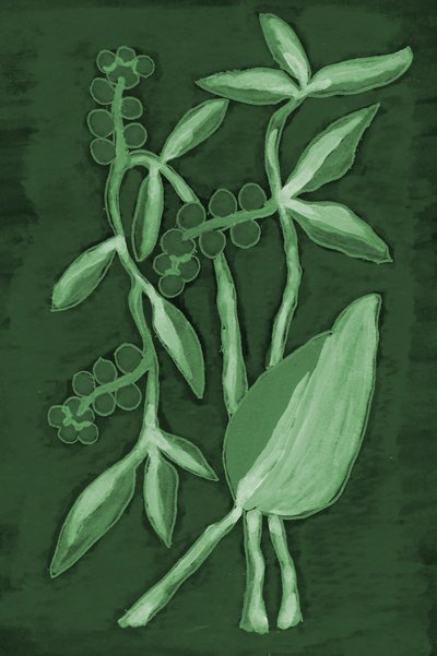 Botanische tinten groen door Lori Ann Folz