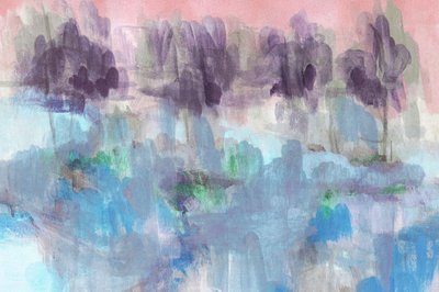 Dromerig abstract landschap door Lori Ann Folz
