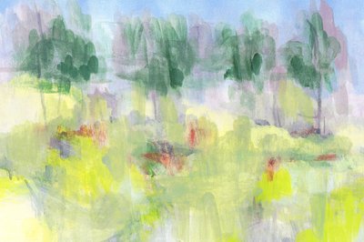 Dromerig pastelkleurig landschap door Lori Ann Folz