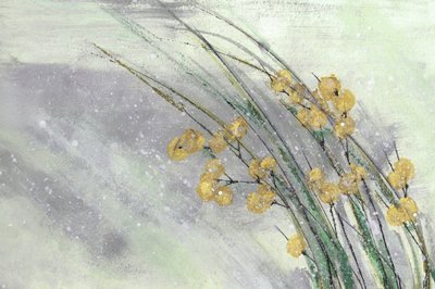 Zachte gele bloemen door Lori Ann Folz