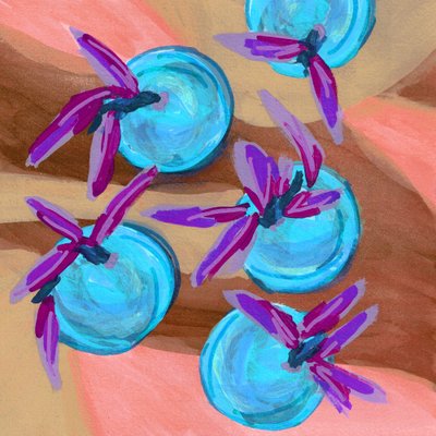 Levendig bloemstilleven door Lori Ann Folz