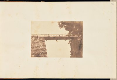 Pont Perain door Louis Alphonse Davanne