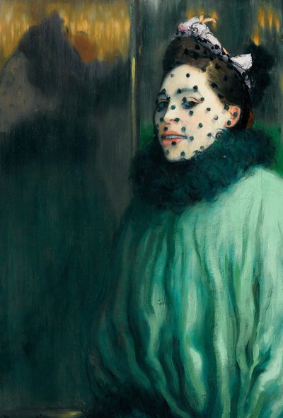 Vrouw met sluier door Louis Anquetin