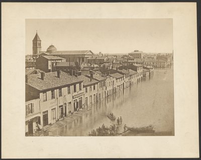 [Lyon: overstroming van 1856]. door Louis Antoine Froissart