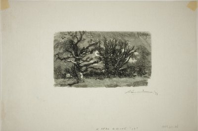 Au Dormoir de Lantara door Louis Auguste Lepère