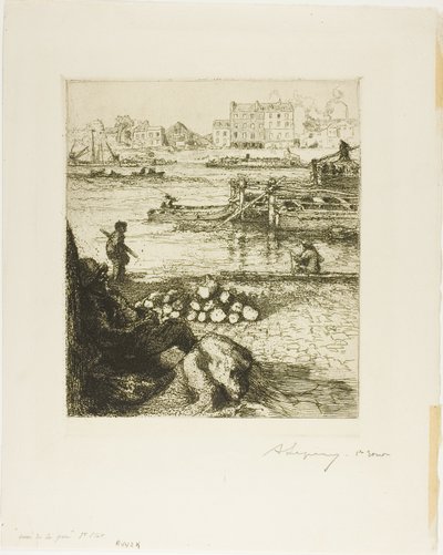 Openbare Werf, Quai de la Gare door Louis Auguste Lepère