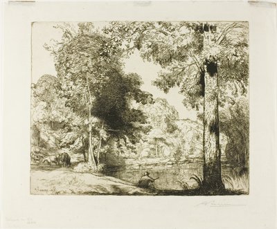 De randen van het leven door Louis Auguste Lepère