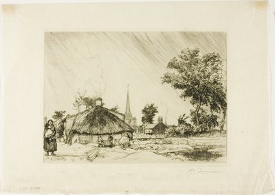 De douche door Louis Auguste Lepère